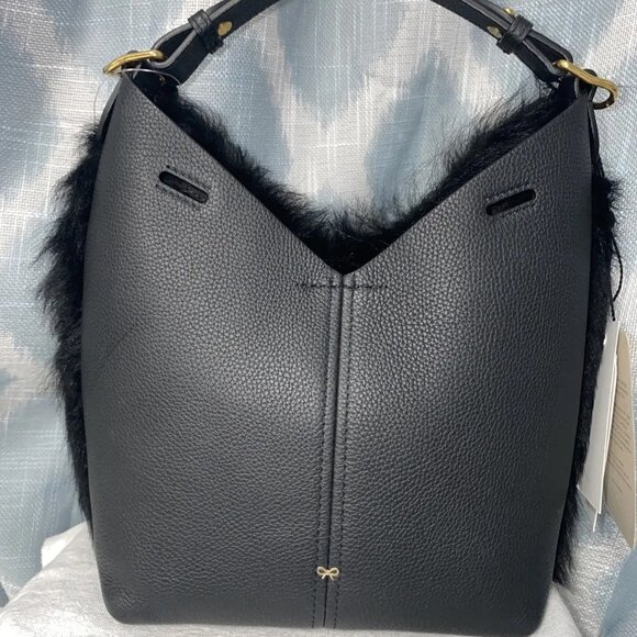 Anya Hindmarch Build A Bag Mini Leather with Fur, NWT - Picture 3 of 8